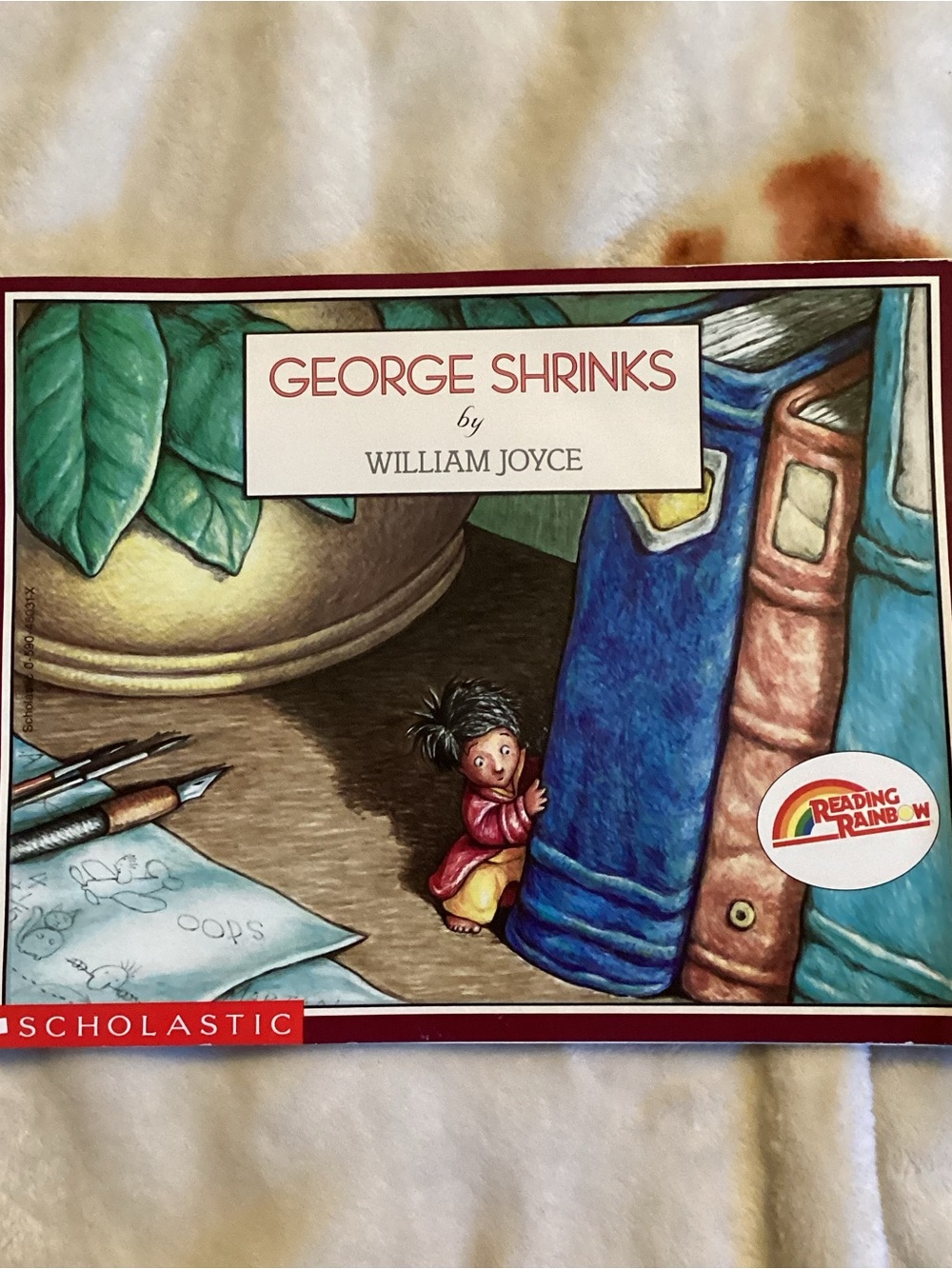 1991 George Shrinks Picture Book Vintage Reading Rainbow Paperback